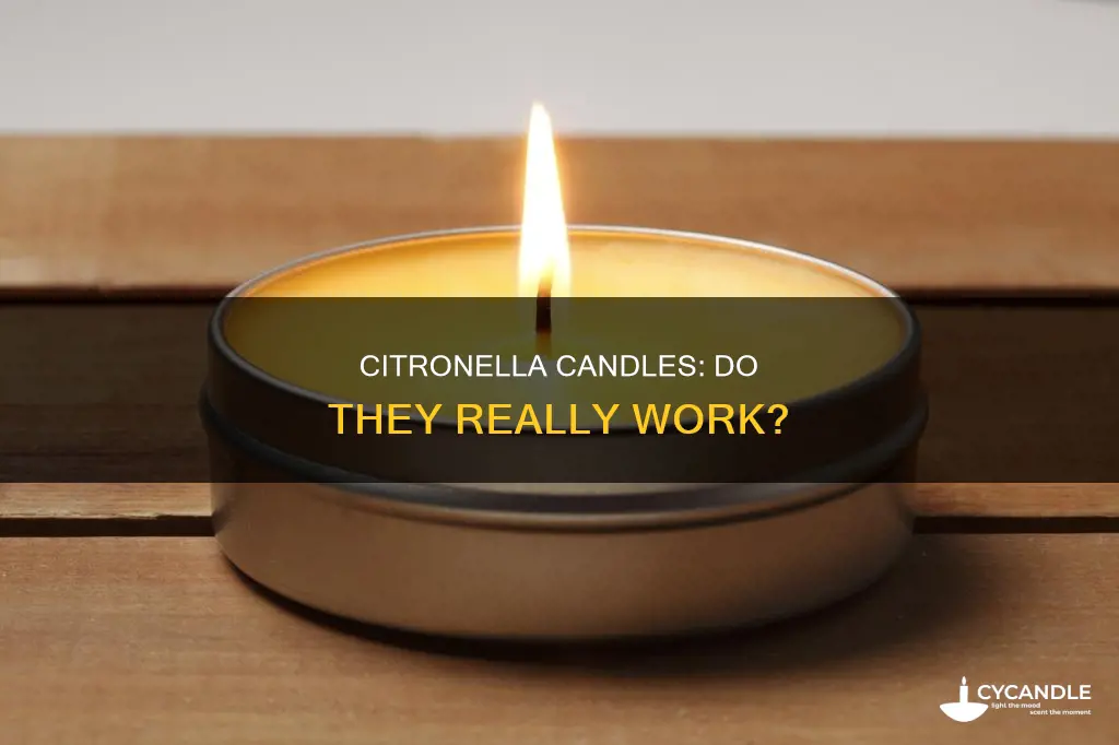 what does citronella candle do