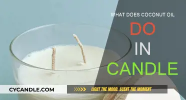 Coconut Oil in Candles: Benefits and Uses