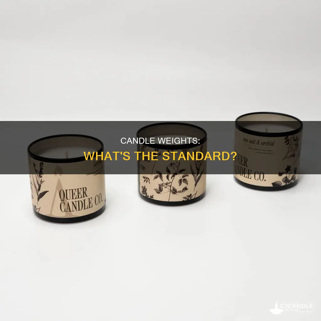 what does each candle weight