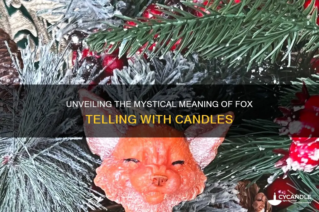 what does fox telling mean with candles