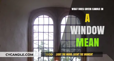 The Symbolic Meaning Behind a Green Candle in a Window