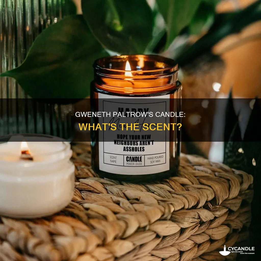 what does gweneth paltrows candle smell like