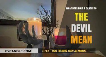 Hold a Candle to the Devil": Unraveling the Dark Idiom's Origins and Meanin