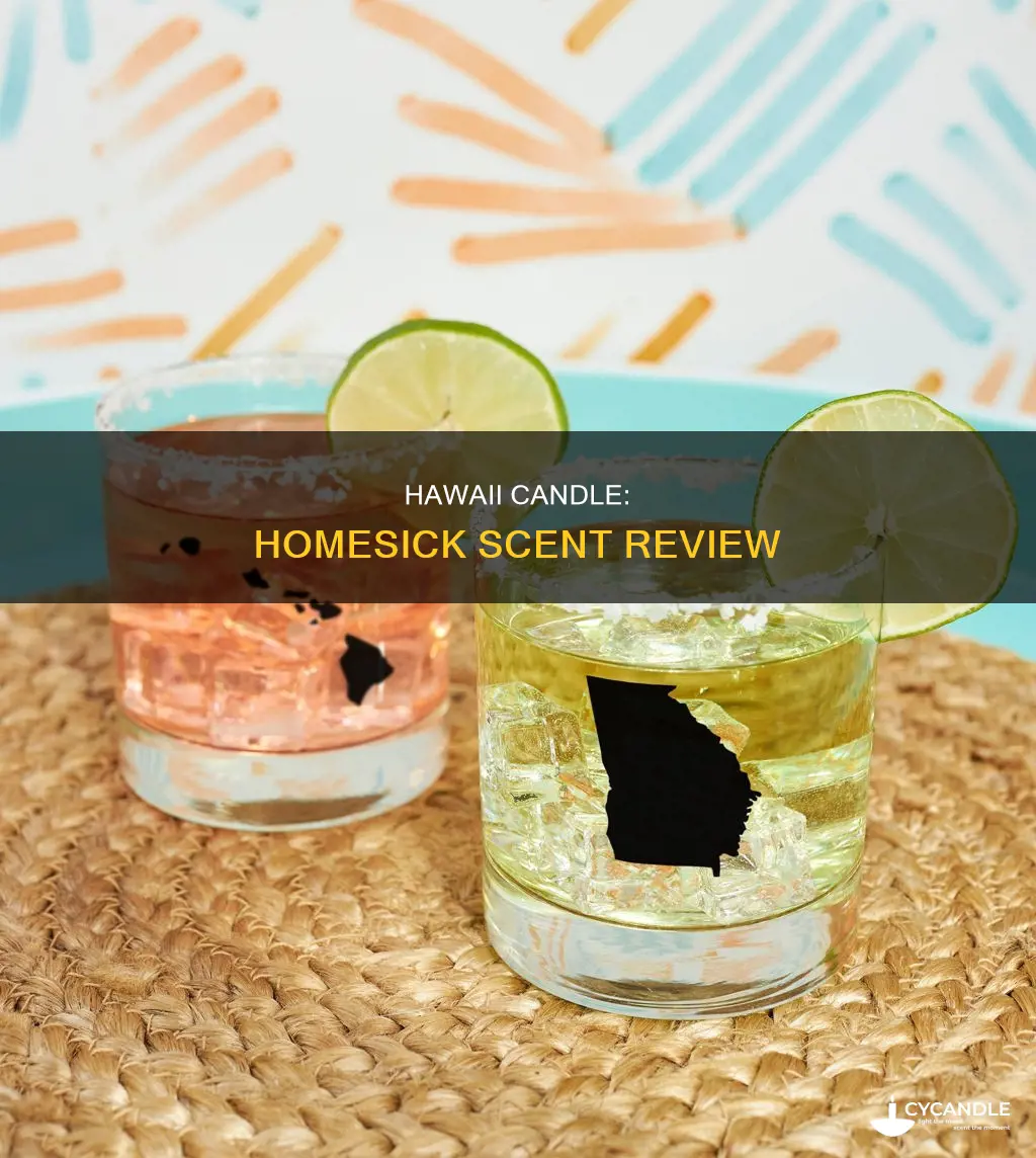 what does homesick hawaii candle smell like