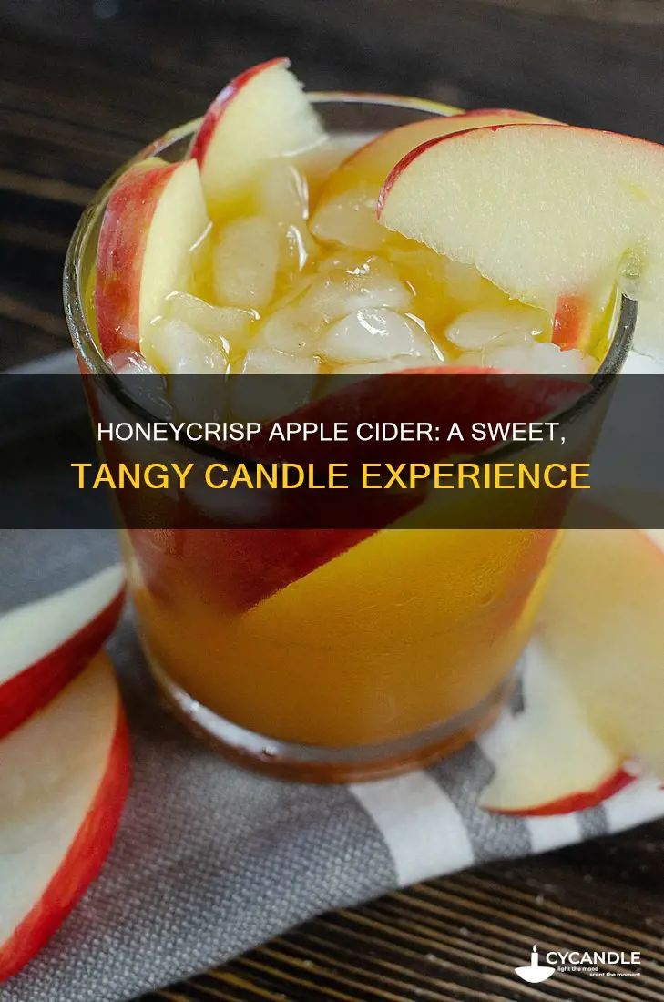what does honeycrisp apple cider candle smell like