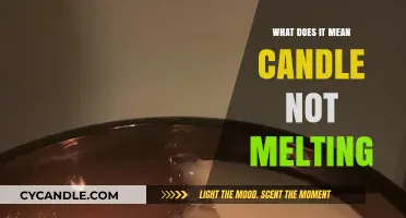 Why Your Candle Isn't Melting: Common Causes and Solutions