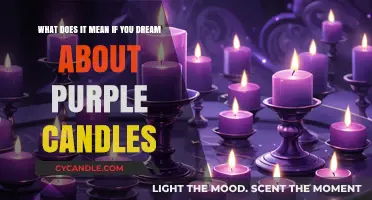 Dreaming of Purple Candles: Unveiling the Mystical Symbolism and Meaning