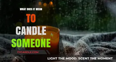 What Does It Mean to Candle Someone? Unveiling the Term's True Meaning