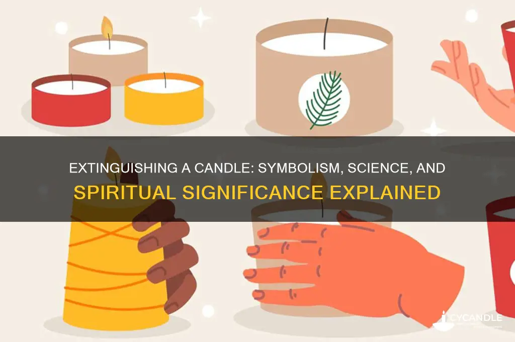 what does it mean to extinguish a candle