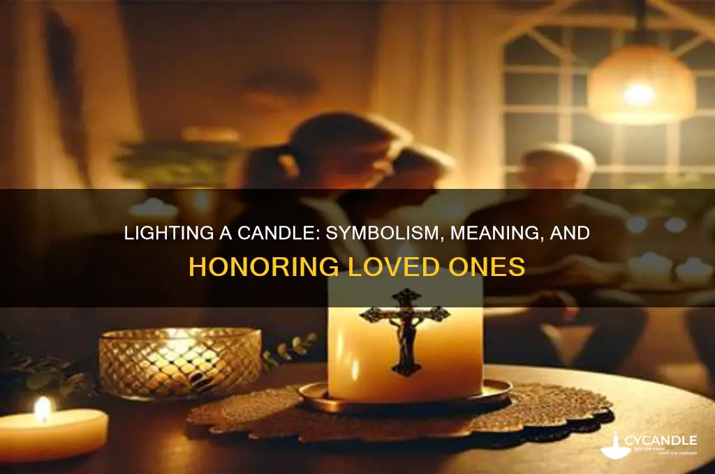 what does it mean to light a candle for someone