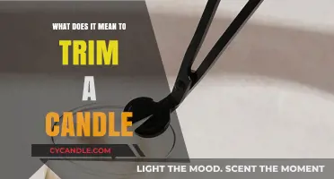 Trimming Candles: Essential Care for Longer Burn Time and Safety