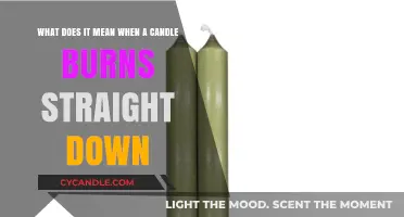 Candle Burns Straight Down: Unveiling the Meaning Behind the Flame
