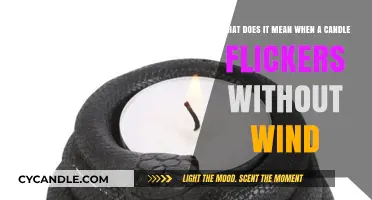 Candle Flickering Without Wind: Unveiling the Mystical and Scientific Reasons