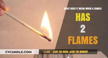 Dual Flames: Unveiling the Mystery Behind a Candle's Twin Glow