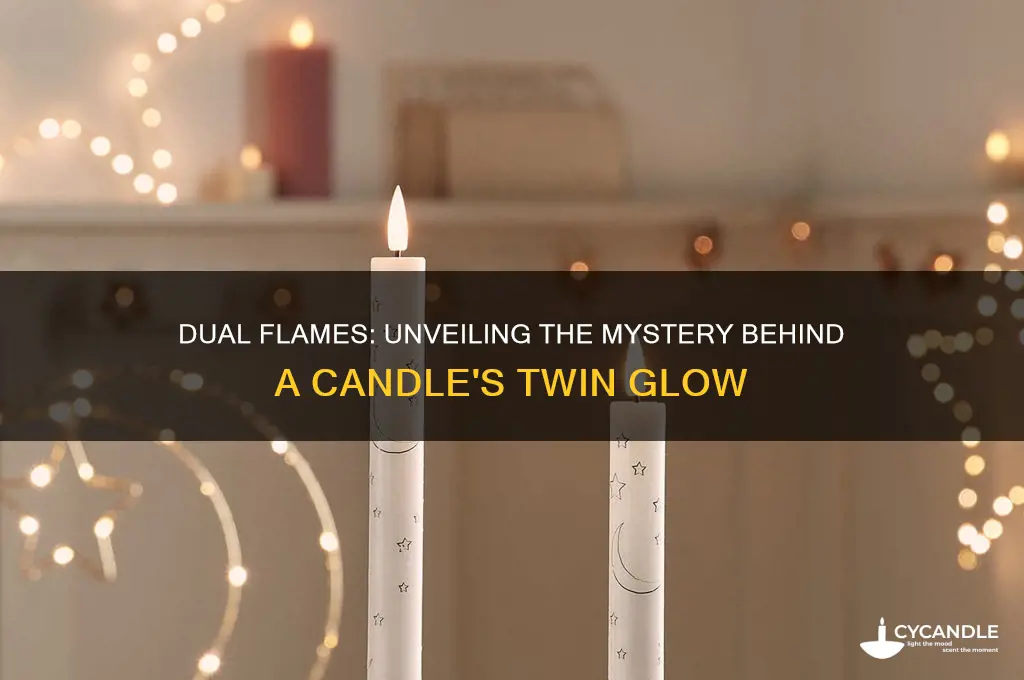 what does it mean when a candle has 2 flames