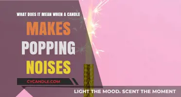 Why Your Candle Pops: Understanding the Noises and Their Causes