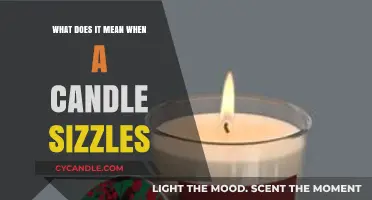 Why Your Candle Sizzles: Understanding the Causes and Solutions