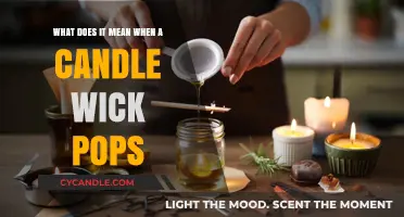 Candle Wick Popping: Understanding the Meaning and Causes