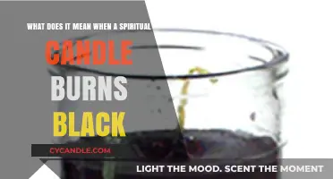 Spiritual Candle Burns Black: Decoding the Meaning and Significance