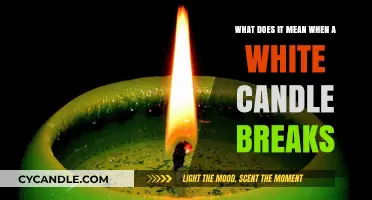 White Candle Breaks: Unveiling the Symbolic Meaning and Interpretations