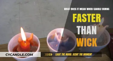 Why Your Candle Burns Faster Than the Wick: Unraveling the Mystery
