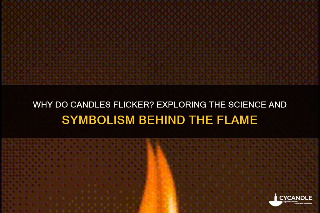 what does it mean when candles flicker