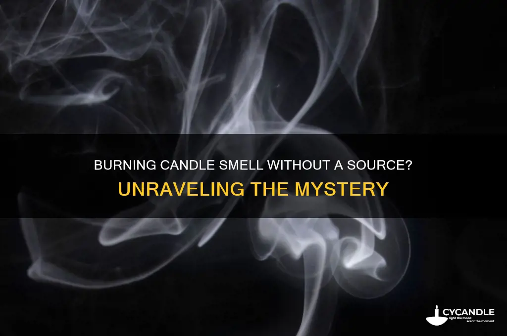 what does it mean when you can smell burning candles