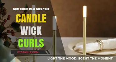 Curling Candle Wick: Unraveling the Mystery Behind Its Meaning