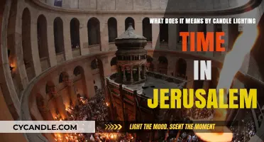 Understanding Jerusalem's Sacred Candle Lighting Time: Traditions and Significance