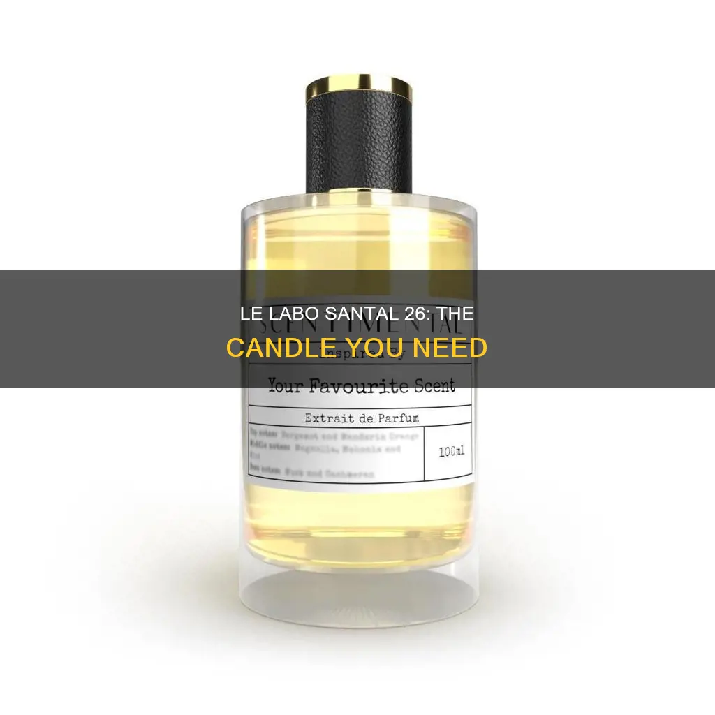 what does le labo santal 26 candle