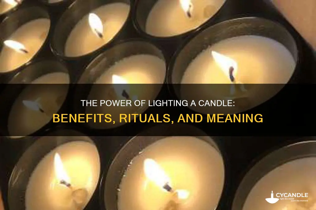 what does lighting a candle do