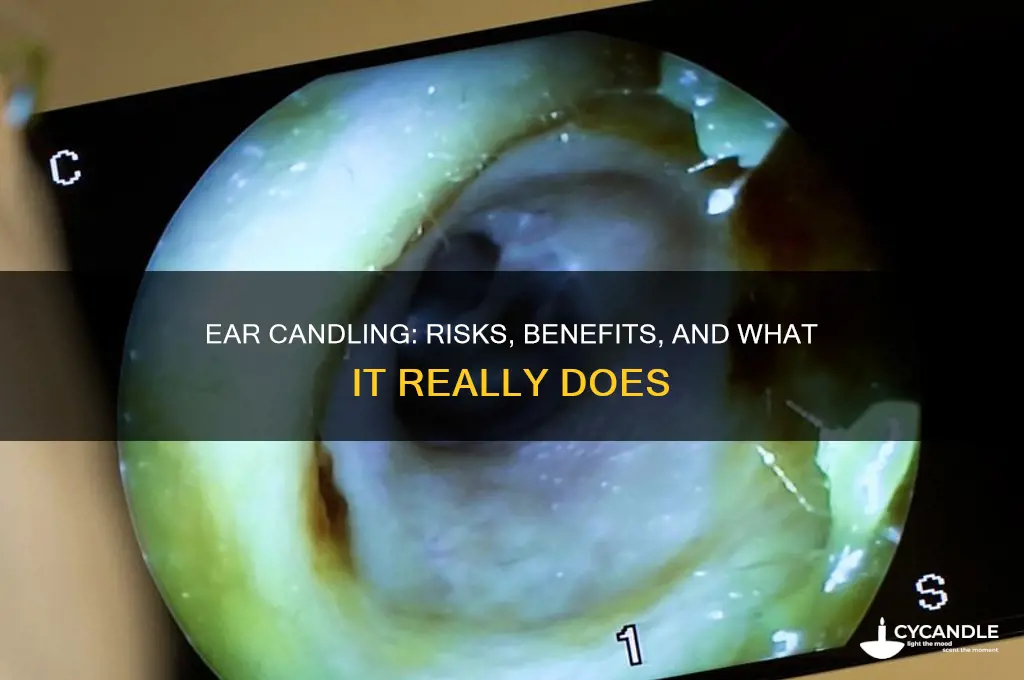 what does lighting a candle in your ear do