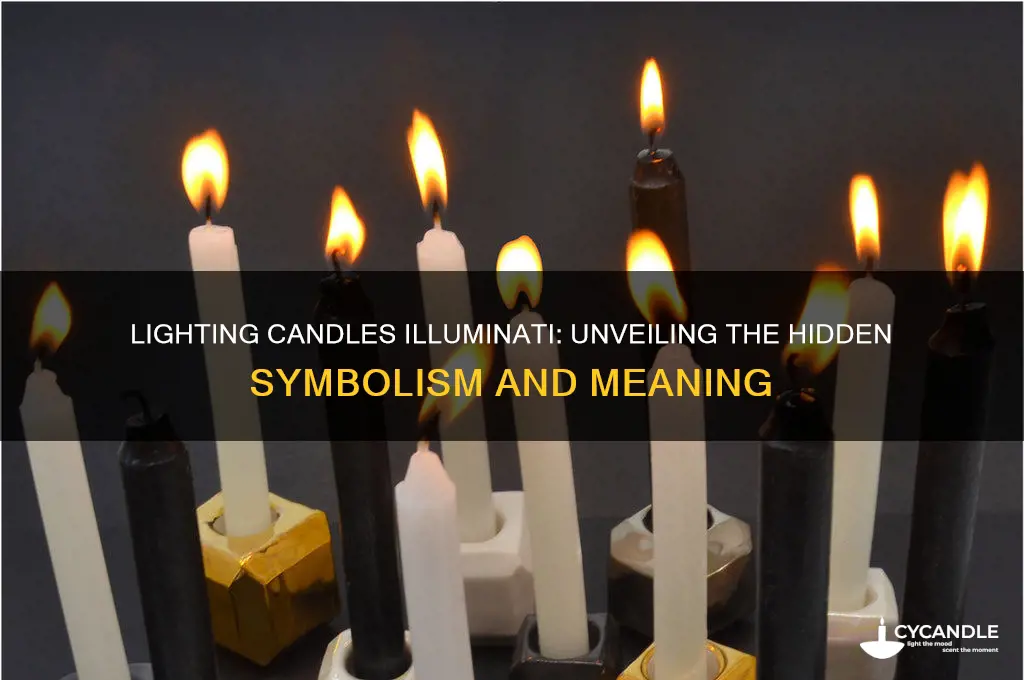 what does lighting candles illumantii mean