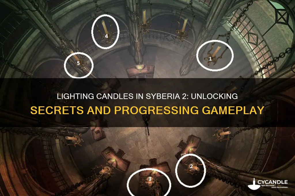 what does lighting the candles do in syberia 2