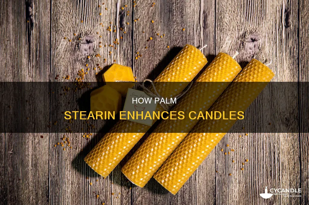 what does natural palm stearin do in candles