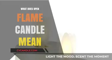Understanding Open Flame Candles: Meaning, Safety, and Usage Explained