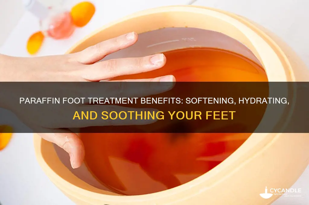 what does paraffin do for your feet