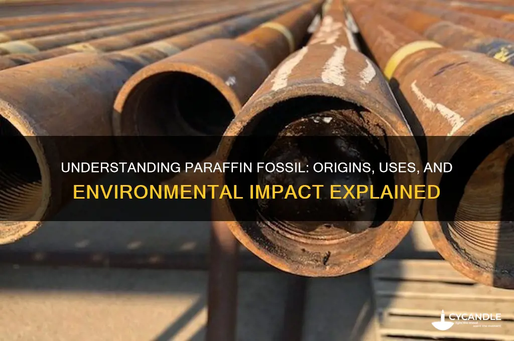 what does paraffin fossil mean