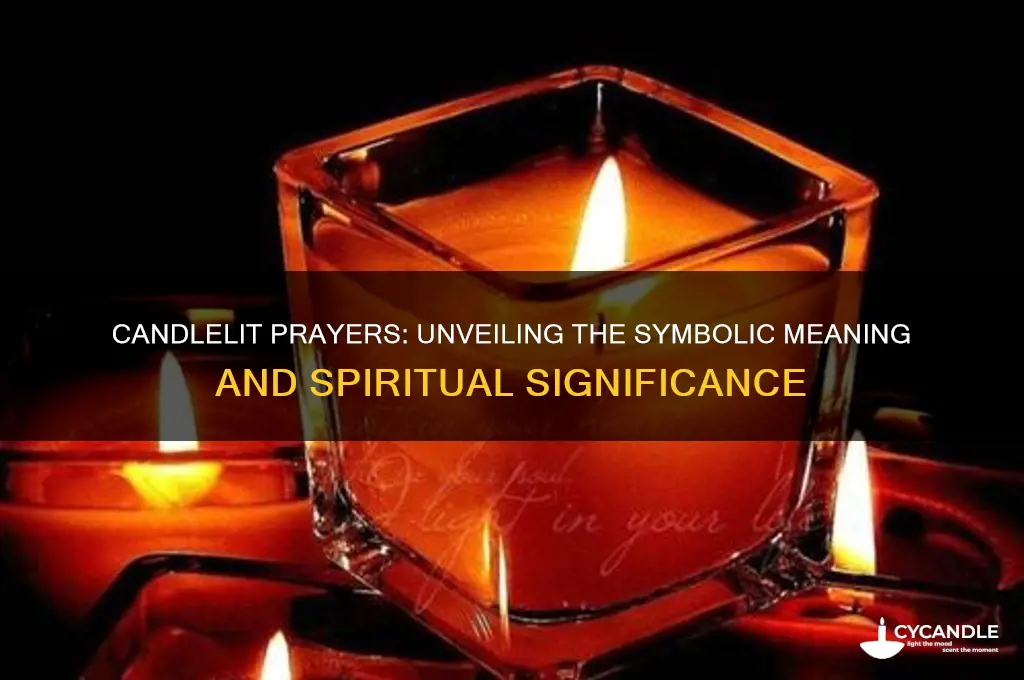 what does praying with a candle mean