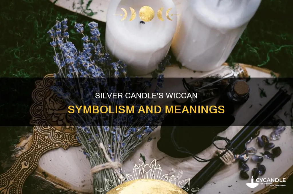 what does silver candle represent in wicca
