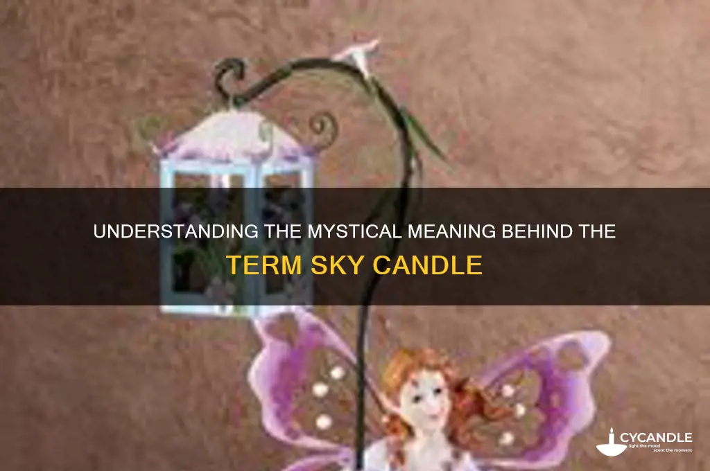 what does sky candle mean