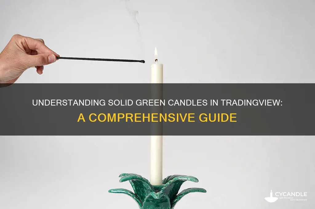 what does solid green candle mean trading view