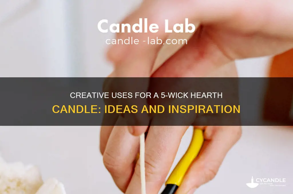 what does someone do with a 5 wick hearth candle