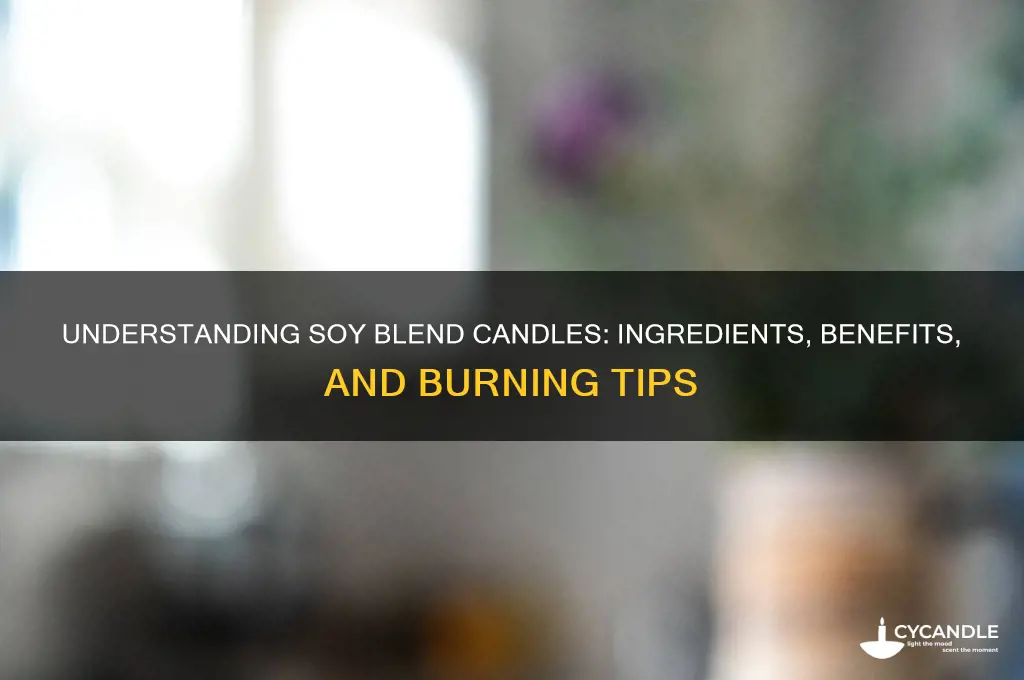 what does soy blend candle mean