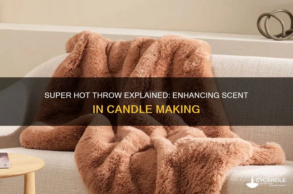 what does super hot throw in candle making mean