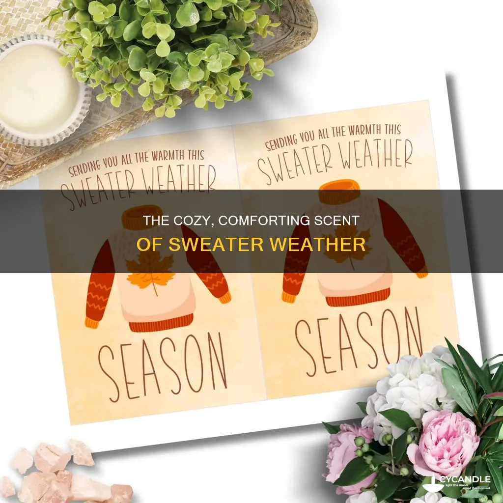 what does sweater weather candle smell like