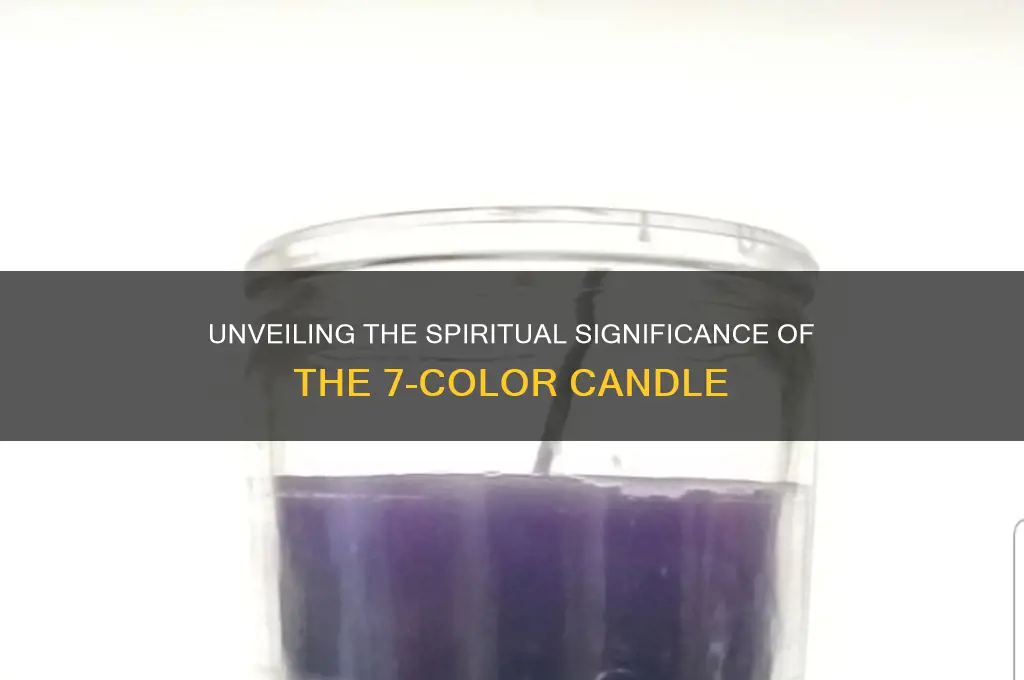 what does the 7 color candle mean