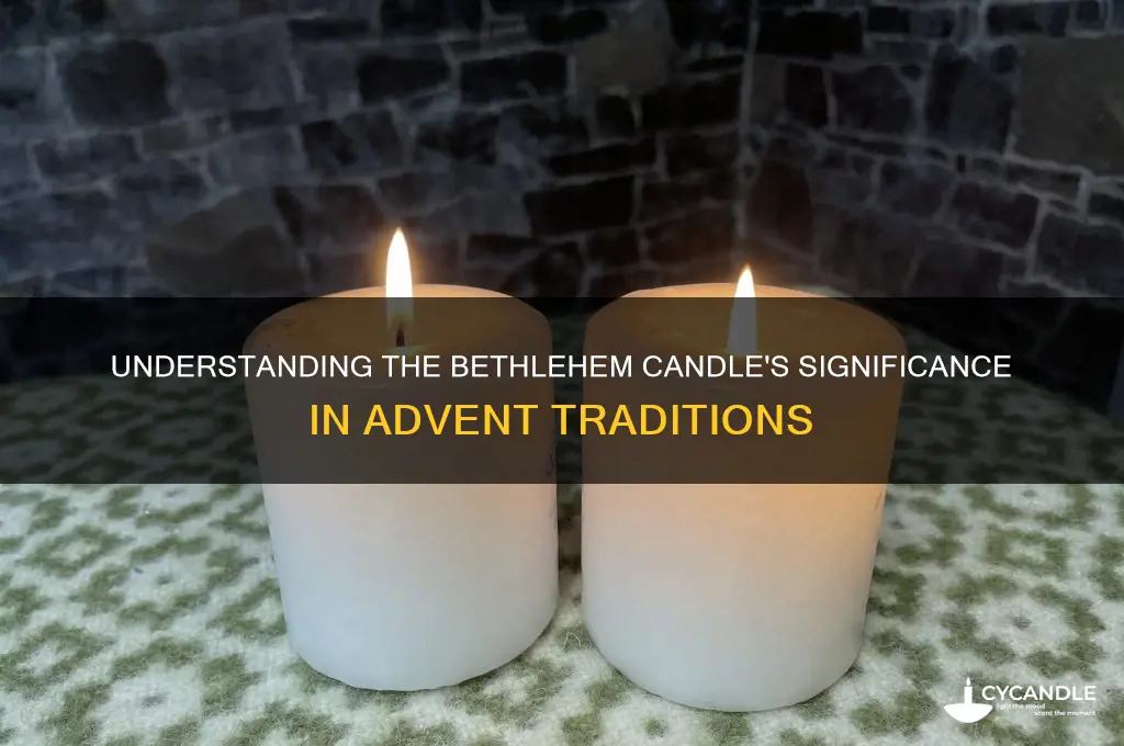 what does the bethlehem candle mean