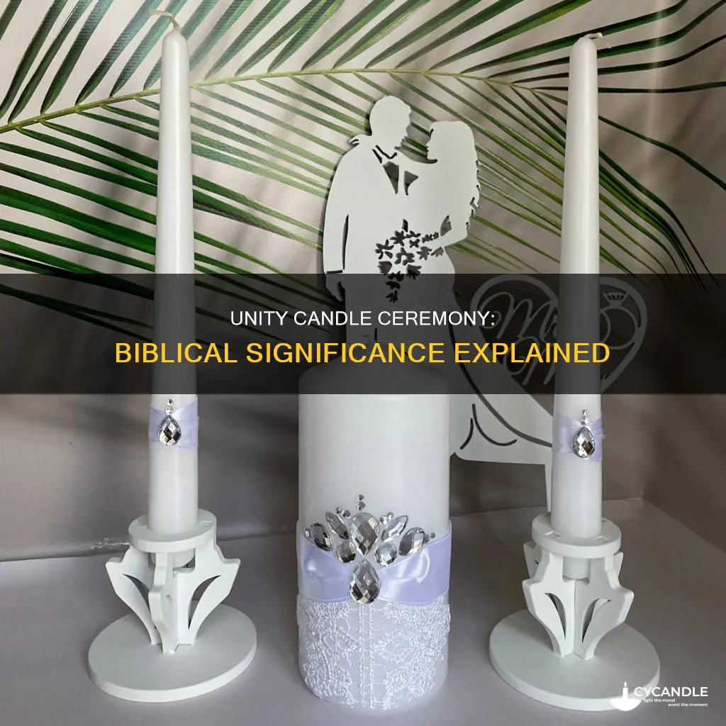 what does the bible say about unity candle ceremony