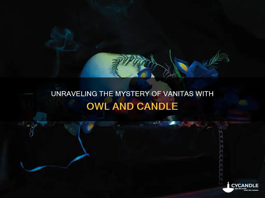 what does the candle in vanitas with owl signify